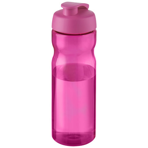 Bouteille personnalisable de sport 650ml H2O Active® Magenta / Magenta